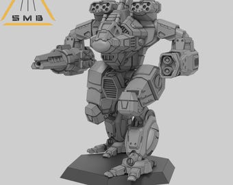 SMB Alpha Volk Mod B SMB Alternate American Mecha, Miniature Sci-Fi wargaming