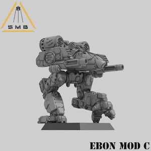 SMB Ebon MOD C SMB Alternate American Mecha, Miniature Sci-Fi wargaming