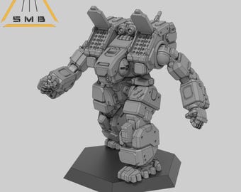 SMB Archi 6S American Mecha, Miniature Sci-Fi wargaming