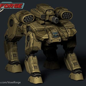 Voxel Mecha B1G-Champ Assault Mech Alternate American Mecha Miniature