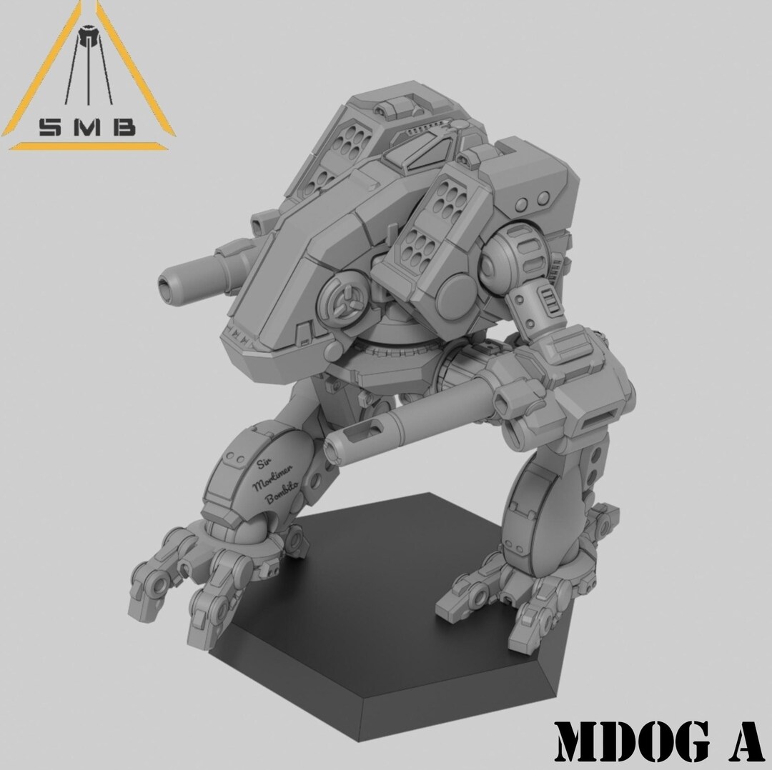 Mdog SMB Mdog A SMB Alternate American Mecha, Miniature Sci-fi Wargaming - Etsy