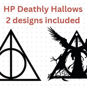 Deathly Hallows | TWO designs| HP digital download | Instant Download | HP Bundle