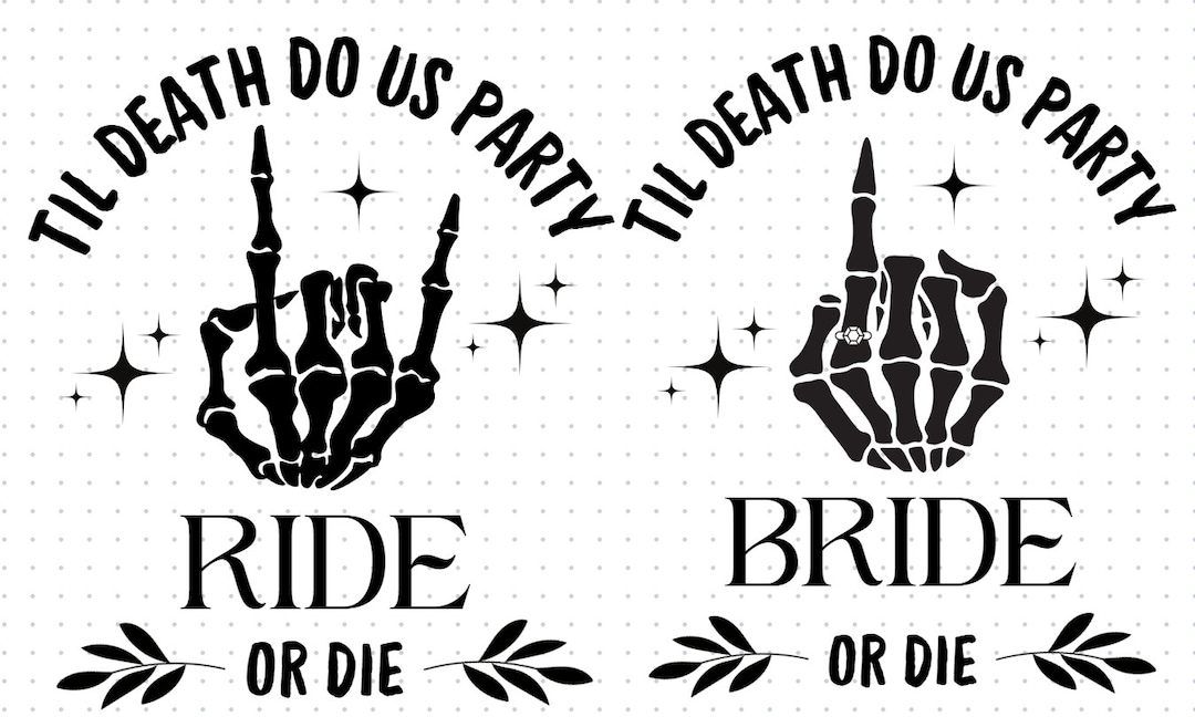 Til Death Do Us Part Url Card Til Death Do Us Party SVG Wedding, Party, Bachelorette, Gifts, PNG
