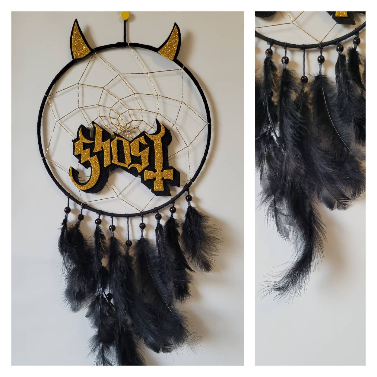 Attrape-Rêves Ghost | Thebandghost Dreamcatcher Bc Papa Emeritus Handmade
