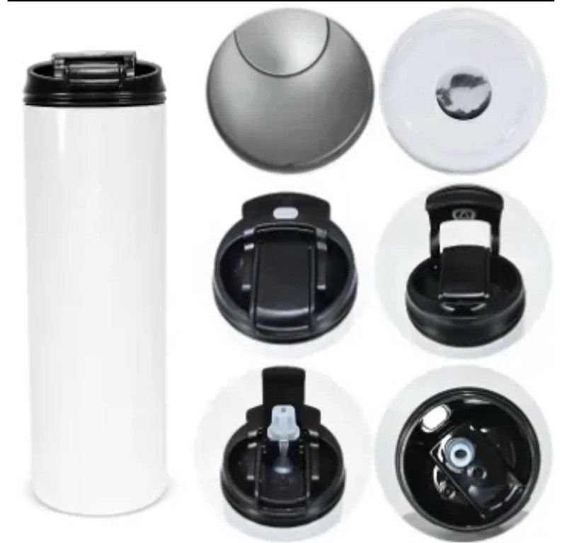 Dual Lids 20 Oz Double Walled Tumblers With Sippy Lid and Side Etsy