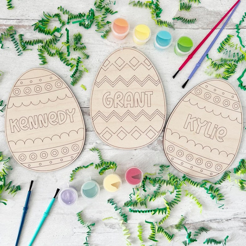 Easter Egg DIY Paint Kit for Kids Personalized Easter DIY.