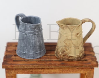 Digital File Only--Vintage miniature Jug STL file - 3D Print File