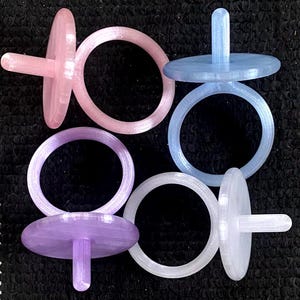 Replacement Pacifier for Cabbage Patch Kids- Frosted Colors 1ea or 2pak