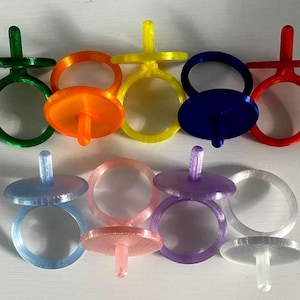 Replacement Pacifier for Cabbage Patch Kids- Frosted Colors 1ea or 2pak