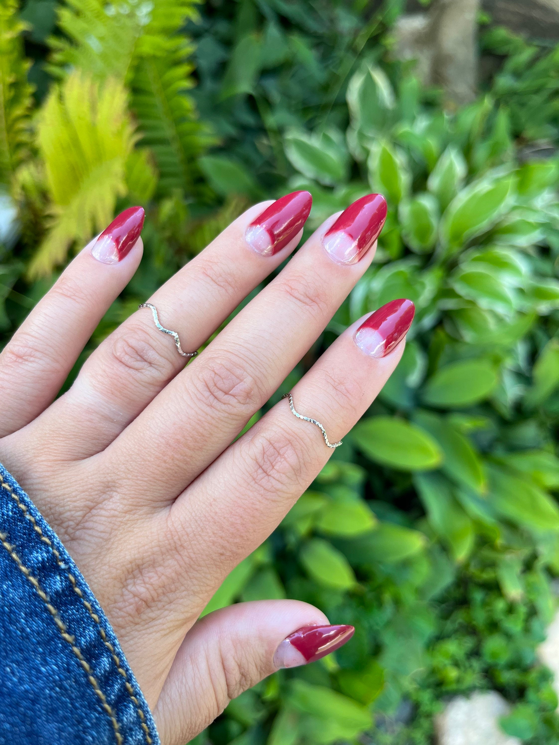 1940s Inspired Half Moon press on Nails - Etsy 1940s Inspired Half Moon press on Nails - Etsy