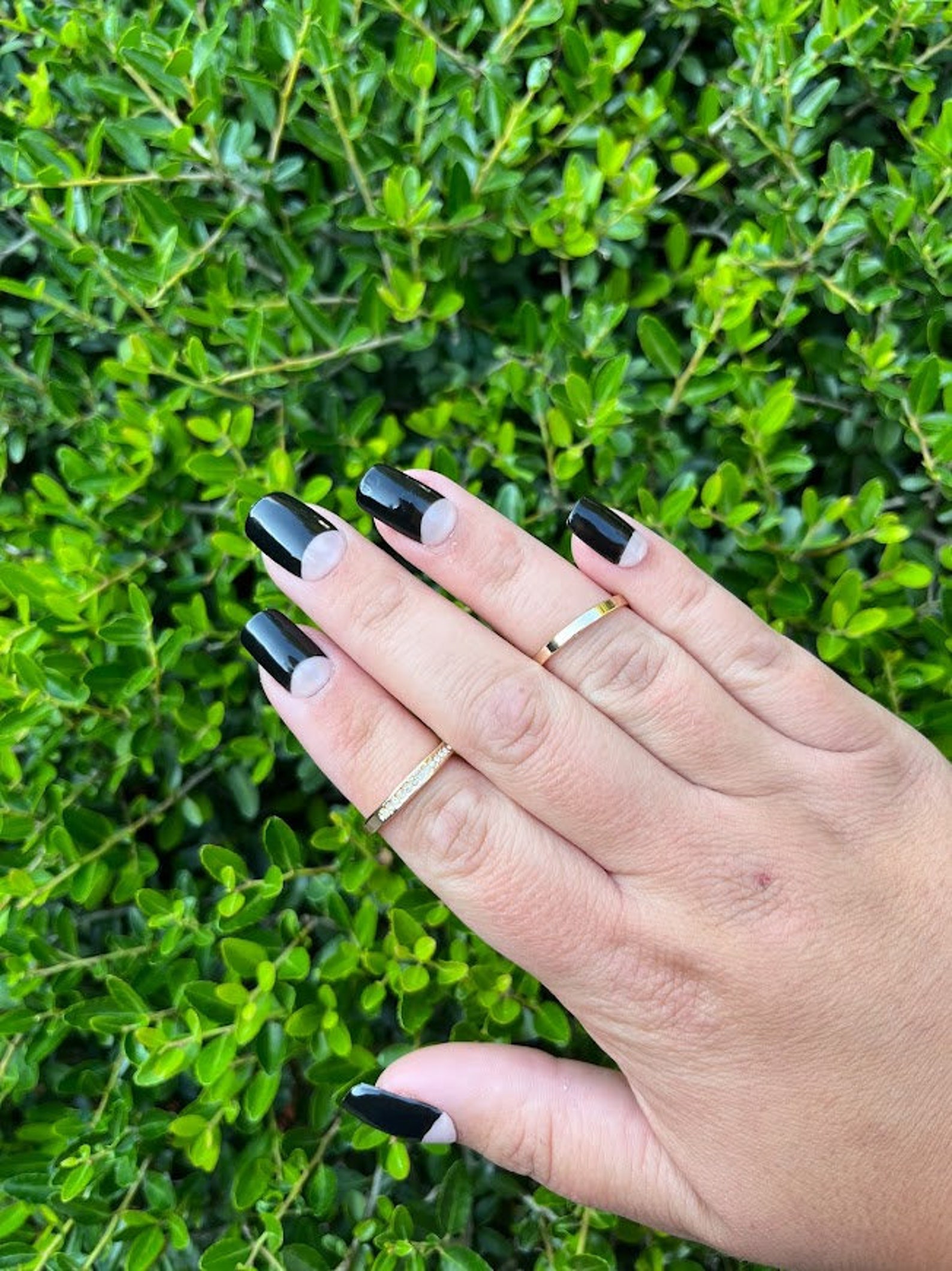 1940s Inspired Half Moon press on Nails - Etsy