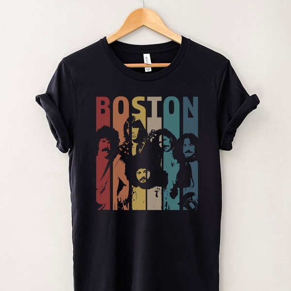 Band Boston Tshirts Etsy