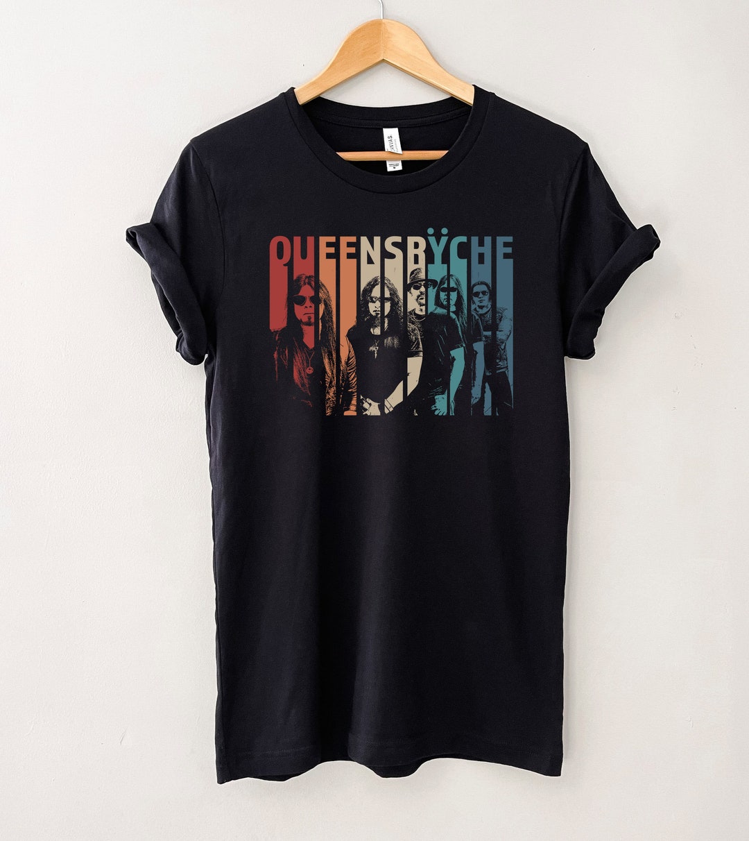 Queensryche Band Retro Vintage Tshirt Queensryche Band Etsy