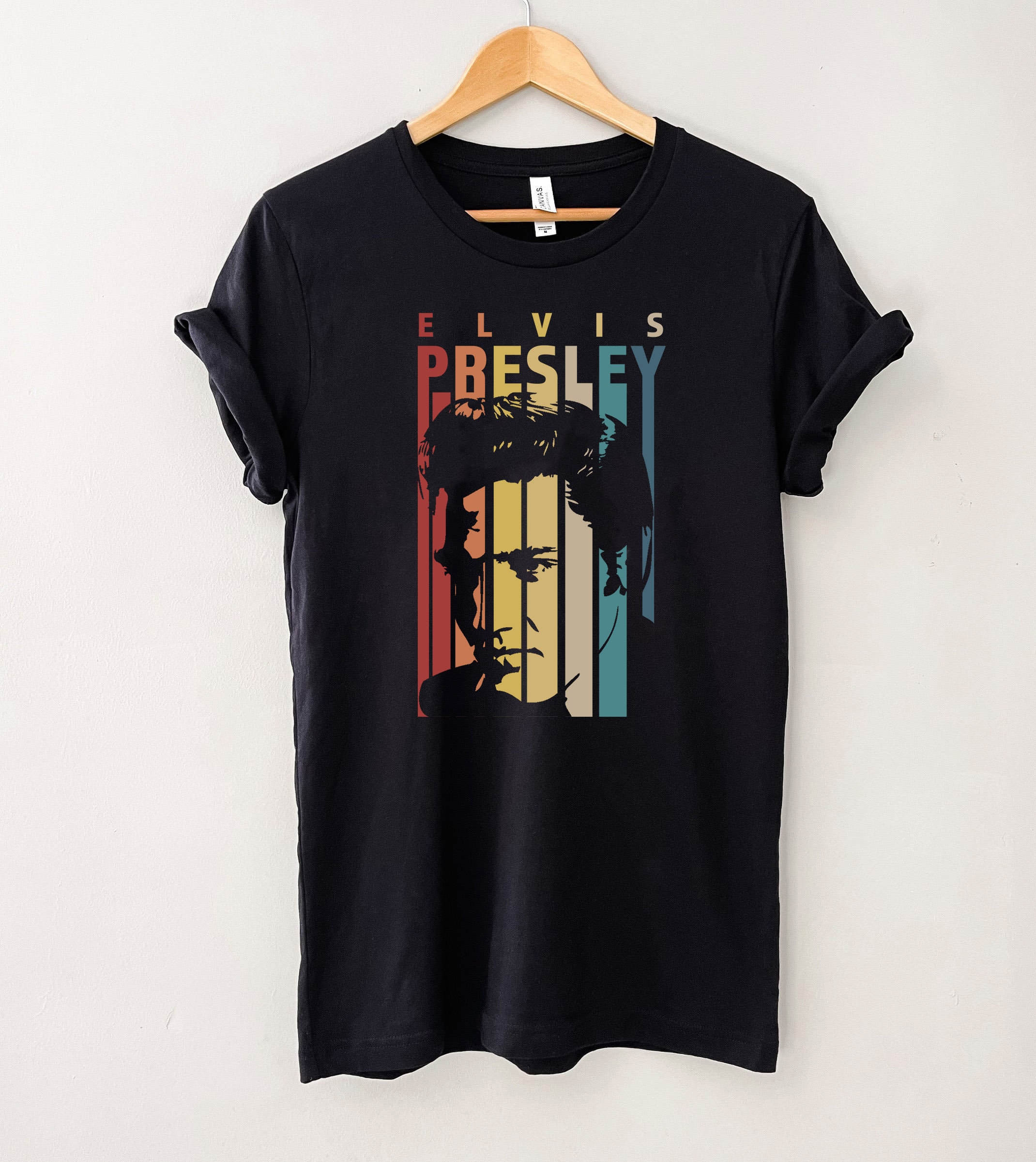 Discover Elvis Presley Retro Vintage T-Shirt, Elvis Presley Shirt, Music Shirt