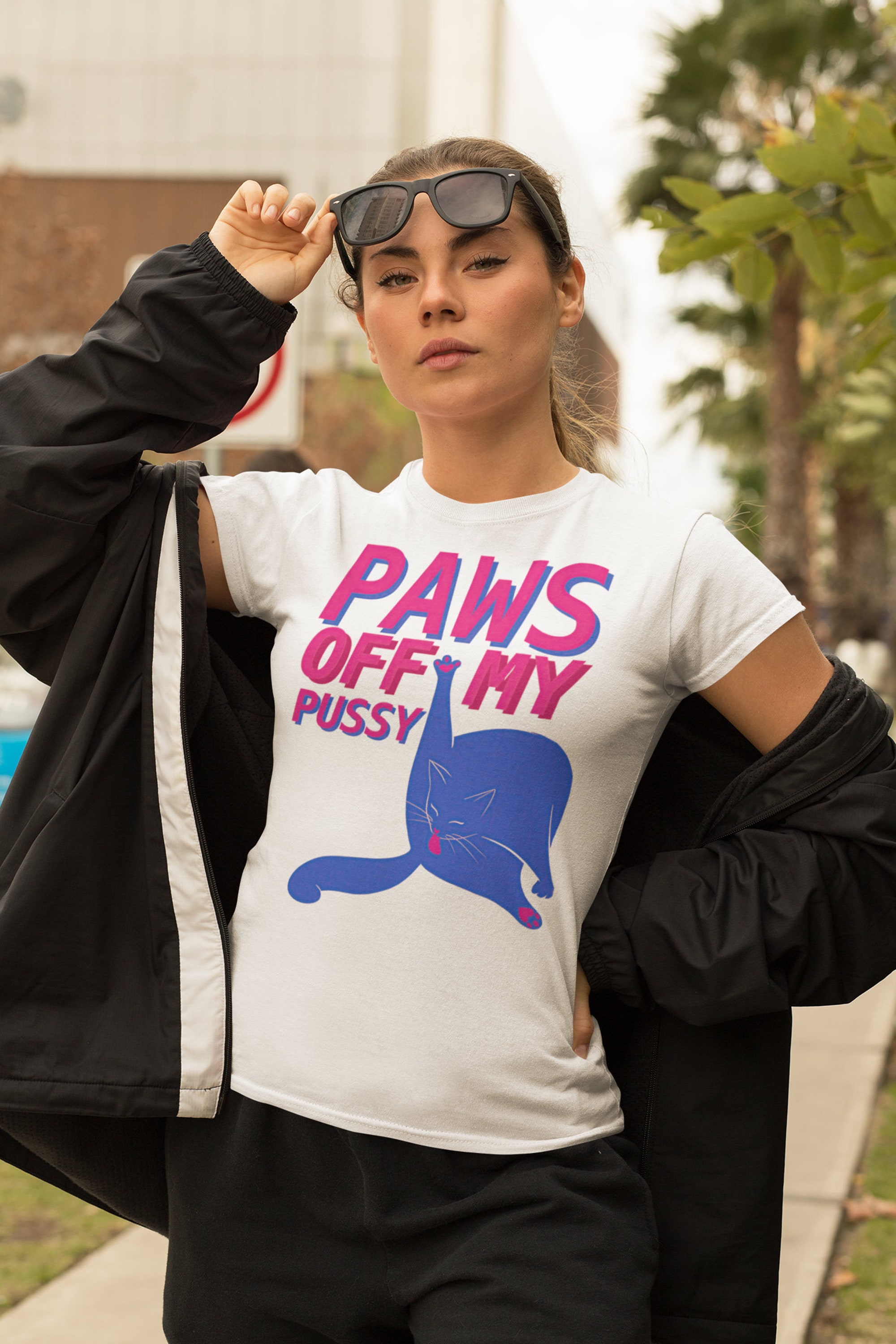 Paws Off My Pussy T-Shirt, Pussycat Shirt