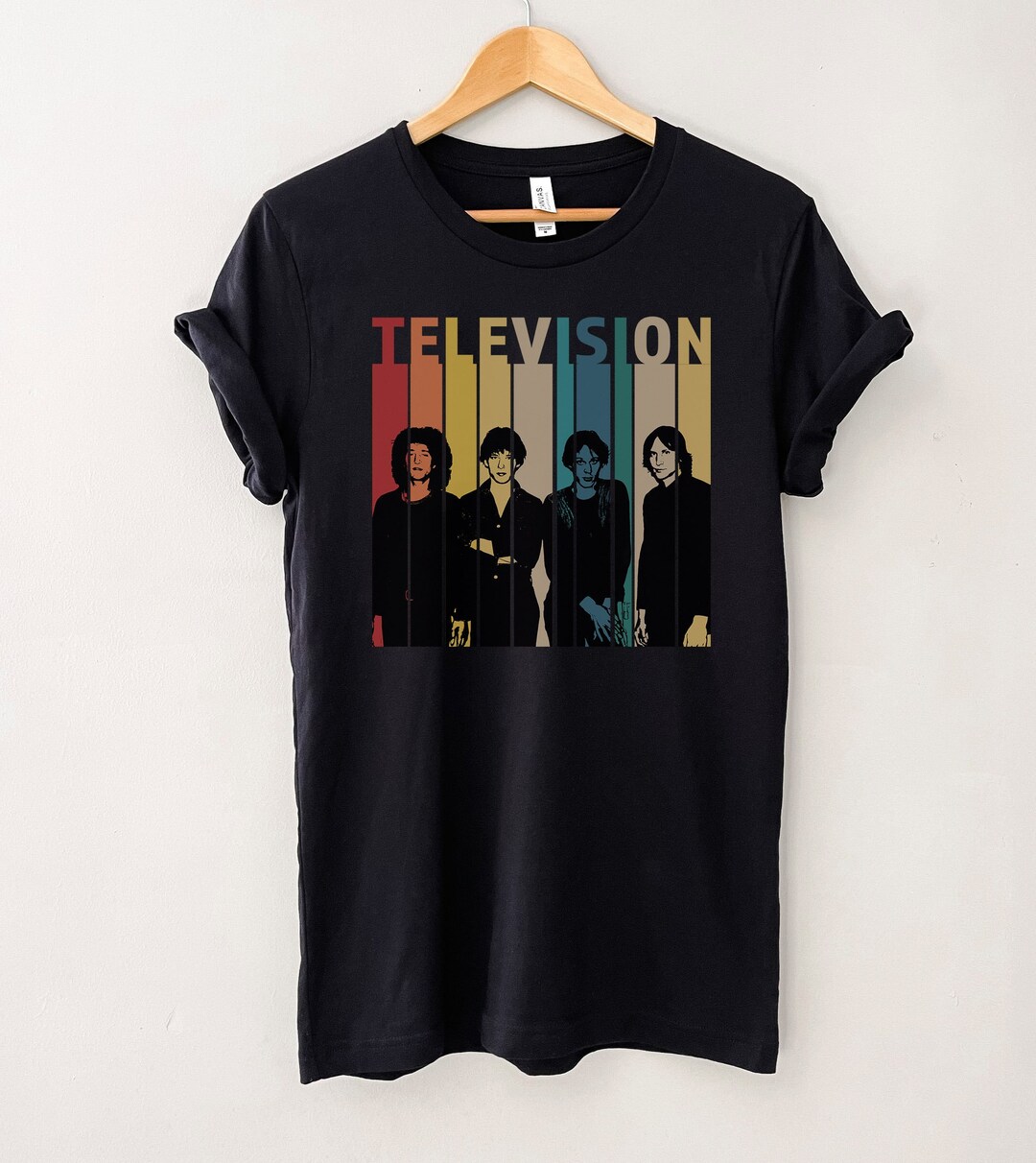 Television Band Retro Vintage Tshirt Television Band Shirt Etsy