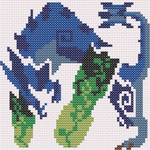 MHW Brachydios Cross Stitch Pattern