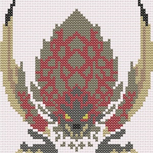 MHW Bazelgeuse Cross Stitch Pattern