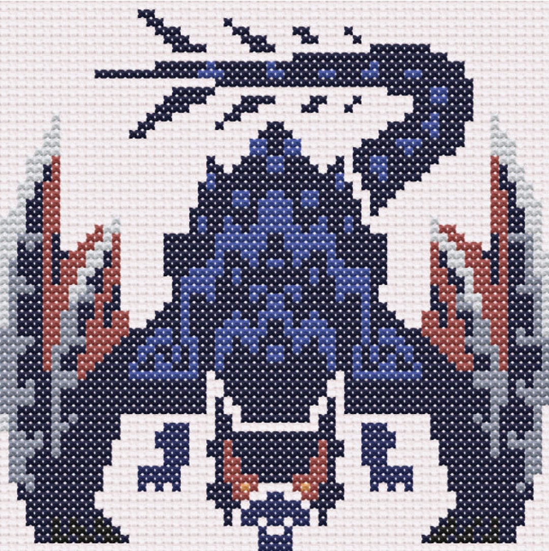 MHW Nargacuga Cross Stitch Pattern