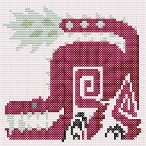 MHW Odogaron Cross Stitch Pattern