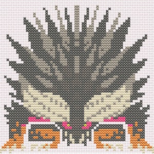 MHW Nergigante Cross Stitch Pattern