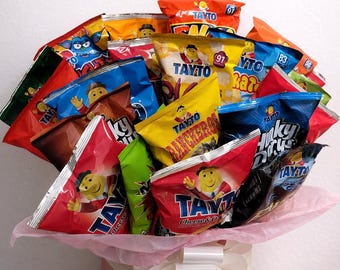Irish Tayto Gift Box, Tayto Crisps Hamper, Funny Irish Snack Gift, Irish Care Package, Birthday Gift for Him Her, Irish Nostalgia Box