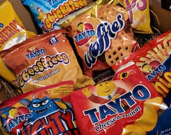 Irish Tayto Surprise mystery box Crisps Chips Birthday him her postal hamper Valentines