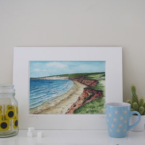 Compton Bay, Impression d’art de l’île de Wight
