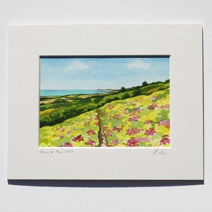 View to the West, Isle of Wight, Fine Art Print