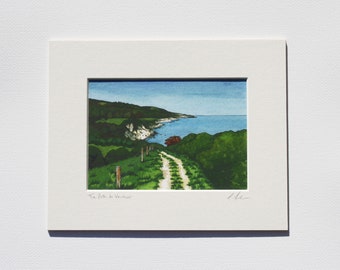 Path to Ventnor, Isle of Wight, Fine Art Print