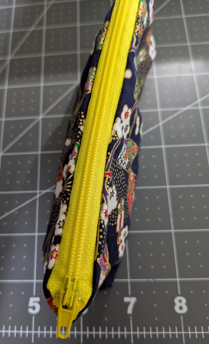 Asian Folding Fans Cherry Blossoms Zippered Pouch Purse - Etsy