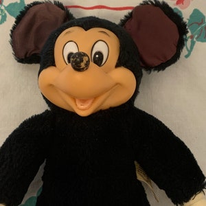 Vintage Applause 9" Mickey Mouse Plush With Rubber Face, Hands & Feet image 1