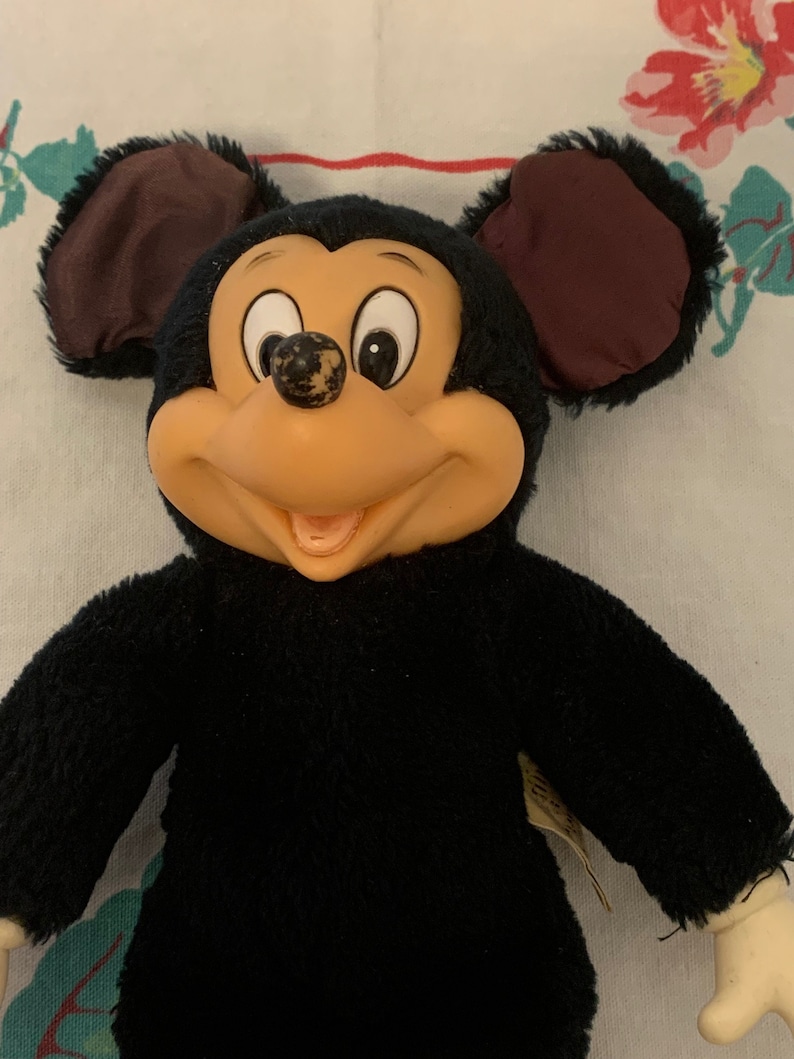 Vintage Applause 9" Mickey Mouse Plush With Rubber Face, Hands & Feet image 1