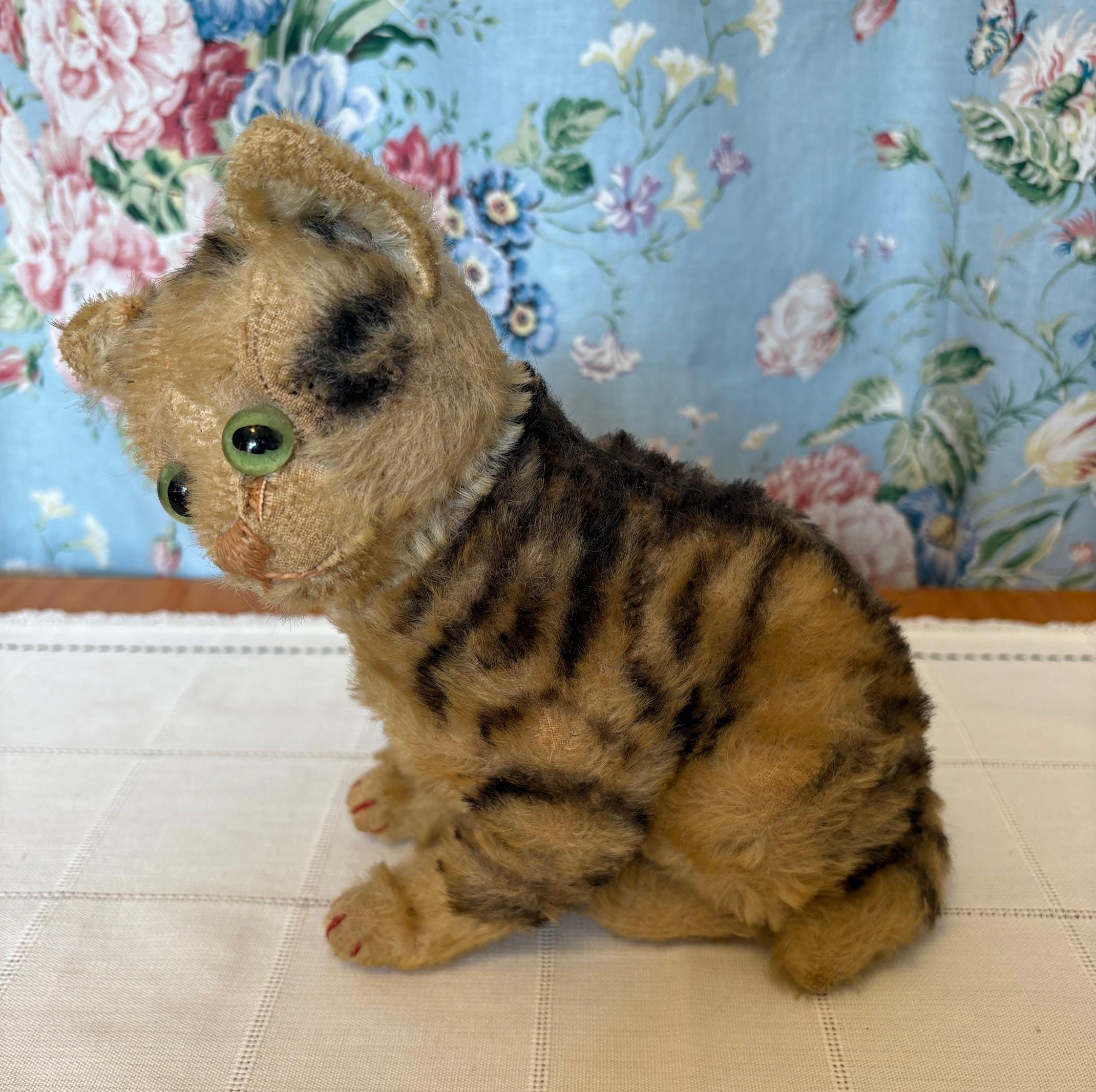 Vintage Steiff Cat - Etsy