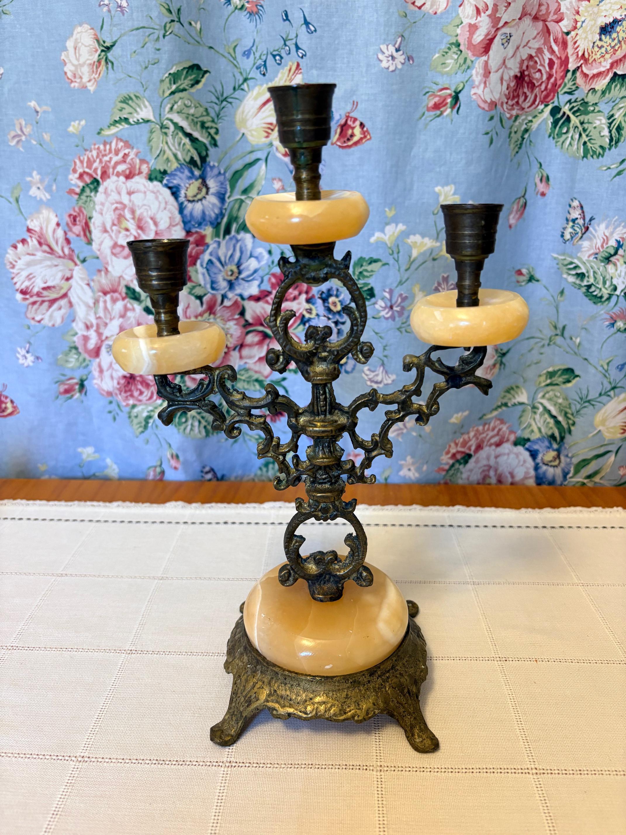 Three Arm Candelabra - Etsy display picture 1