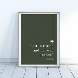 Inspirational Kahlil Gibran Quote Wall Art | The Prophet Home Decor | Inspirational Print
