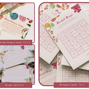 Farmer's Market Bridal Shower Invite Bundle: Editable Templates (Digital Download) image 5