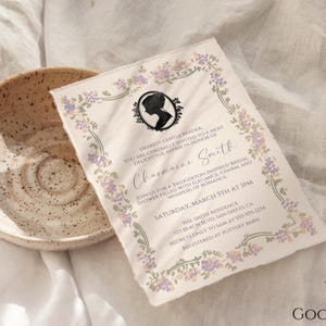 Bridgerton Bridal Shower Invitation: Vintage Floral Garden Party (Printable)