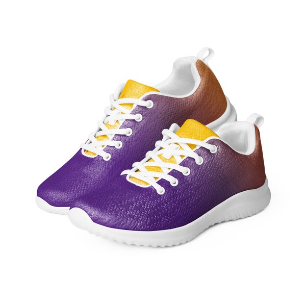 Minnesota Vikings Women's Athletic Shoes, Skol Vikings Sneakers, Purple and Gold Football Fan Footwear