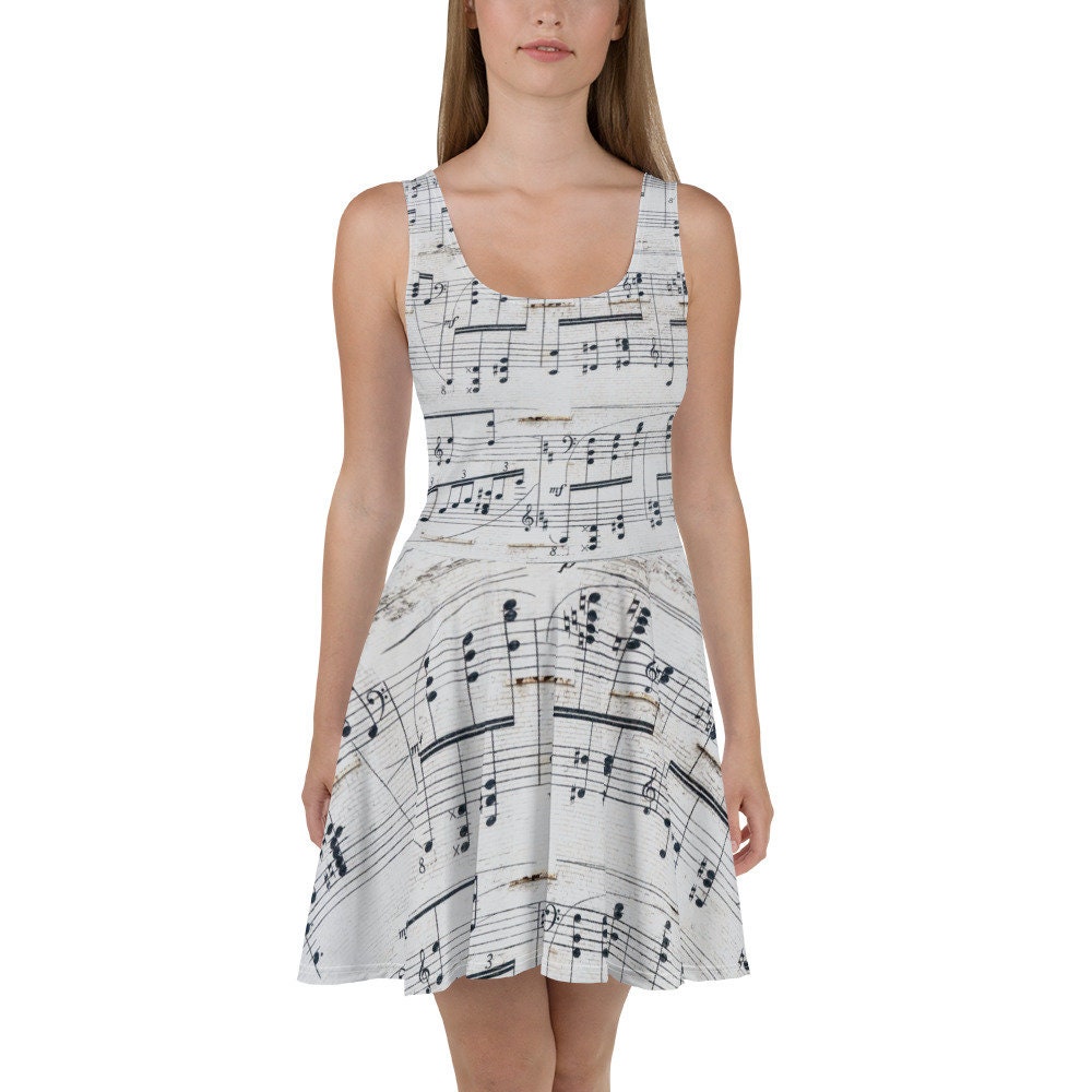 Music Note Dress - Etsy