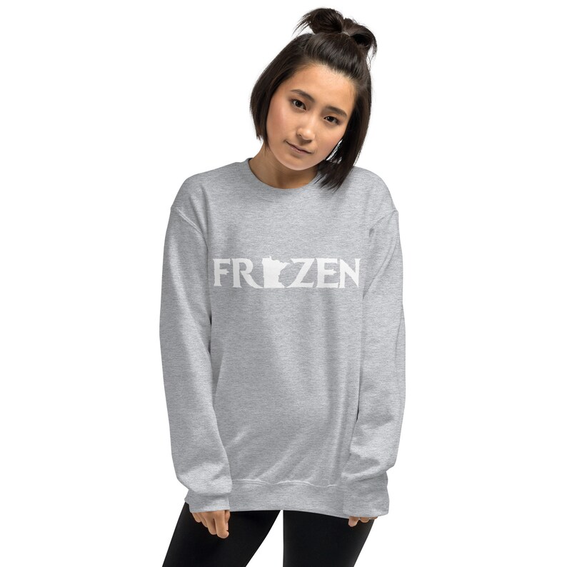 Frozen Minnesota Sweatshirt for Her, Minnesota Women's Sweatshirt,
