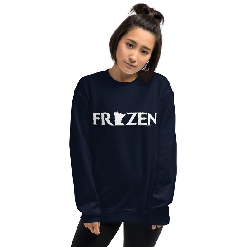 Frozen Minnesota Sweatshirt for Her, Minnesota Women's Sweatshirt,