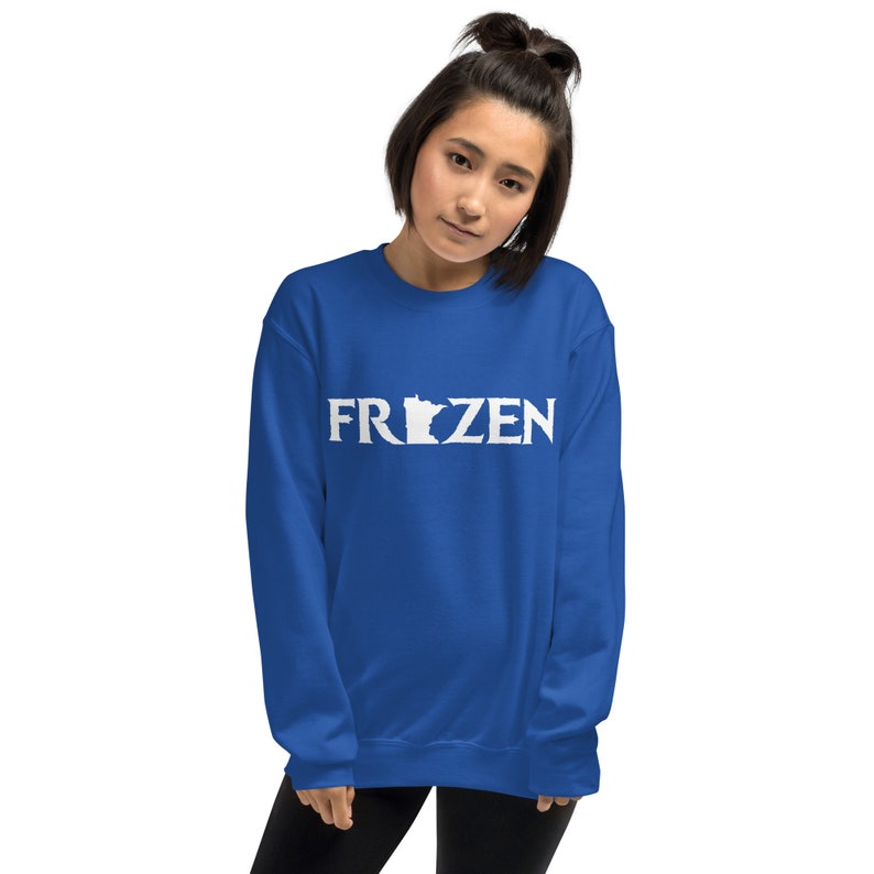 Frozen Minnesota Sweatshirt for Her, Minnesota Women's Sweatshirt,