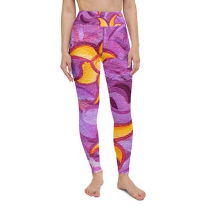 Rapunzel Tangled Yoga Leggings, Disney Princess Leggings, Disney Yoga Leggings, Disney Inspired Leggings, Purple Yoga Pants