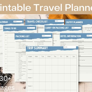 The Ultimate Vacation Planner Bundle | Vacation Checklist |