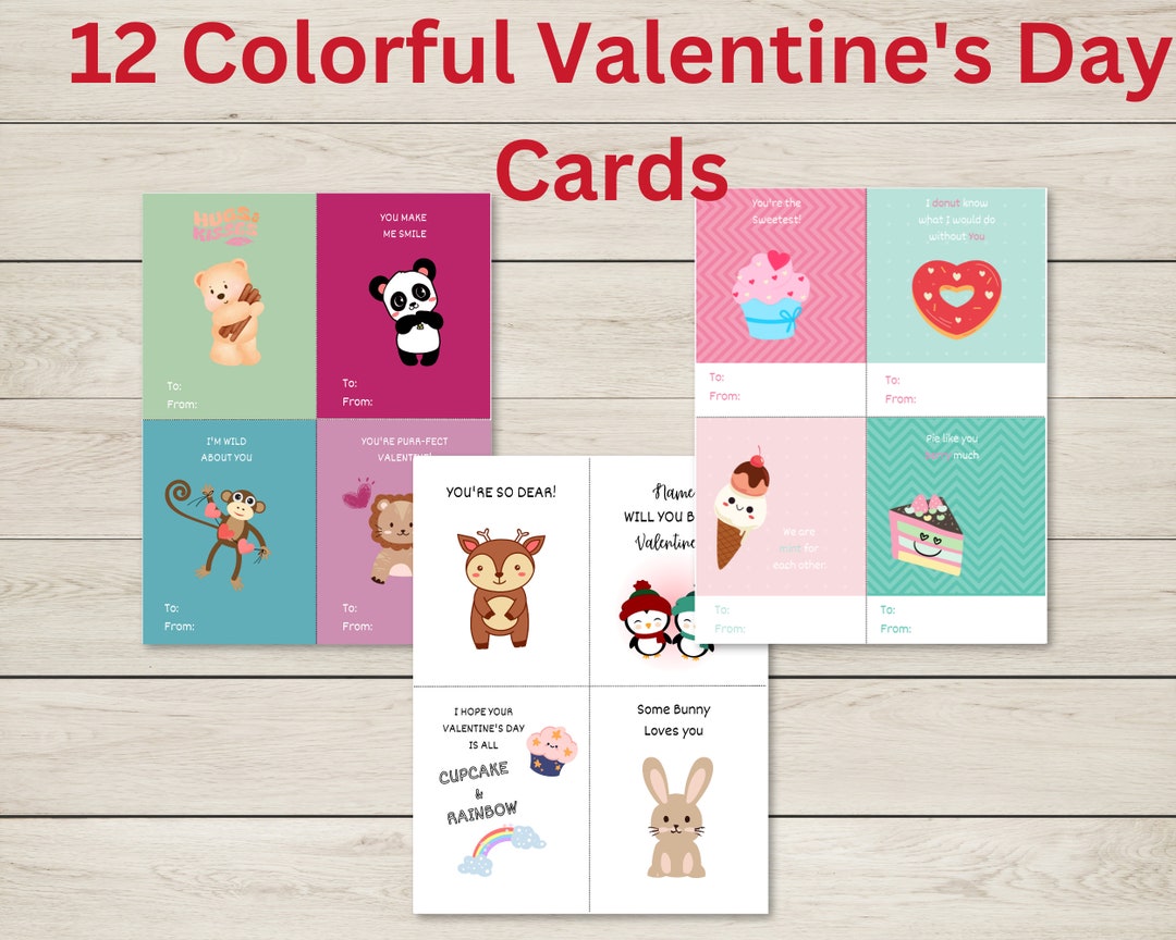 Printable Valentines Day Cards | Valentine's for Kids | Classroom ...