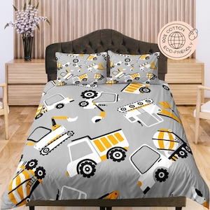 Construction Duvet Cover Kids Etsy