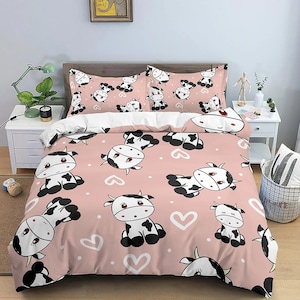 Wild Cartoon Crow Comforter Set Twin Size 2 Pcs Watercolor  Animals Natural Plants Decor Comforter for Kids Teens Gothic Style Vintage  Brown Black Plaid Bedding Set with 1 Pillowcase+1 Comforter 