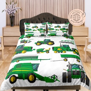 Tractor Bedding Etsy