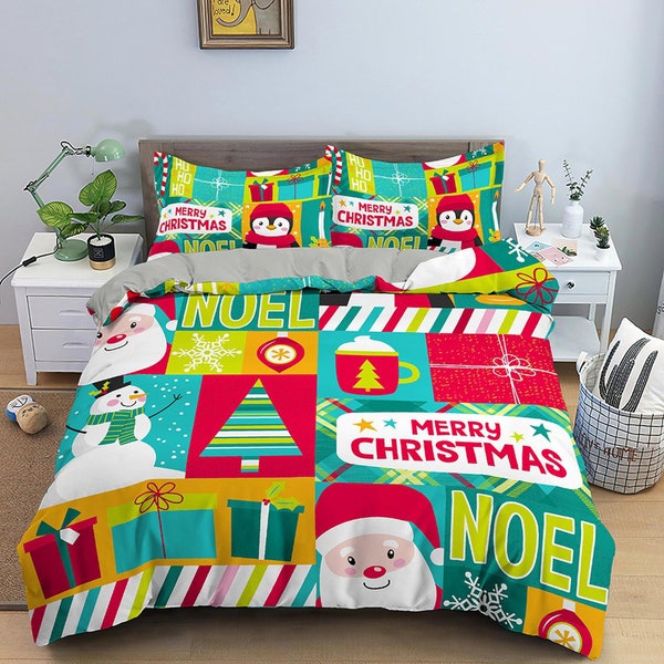 Christmas Bedding Etsy
